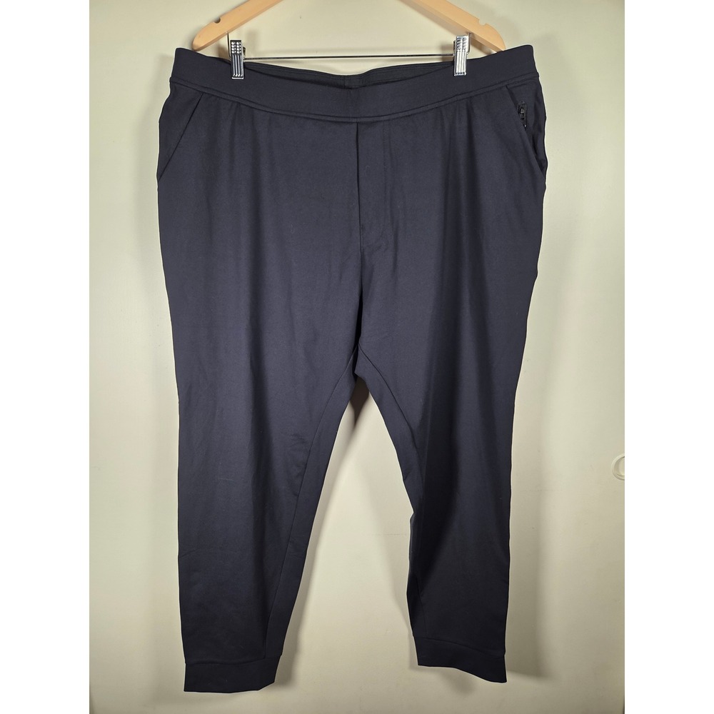 Public Rec Navy Gamechanger Pant Mens 42x32 Black Tapered Jogger Athletic Fit
